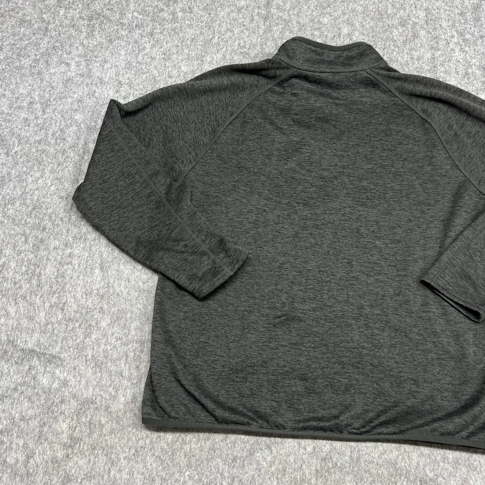 North Face Pullover Mens XL Gray‎ Quarter Zip Fleece Sweater Outdoor Casual Wear